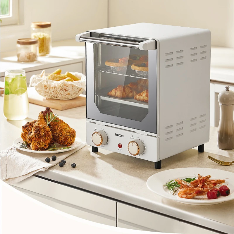 Household Electric Oven Desktop Mini Large Capacity Multifunctional Baking Bread Barbecue Machine Precise Temperature Control