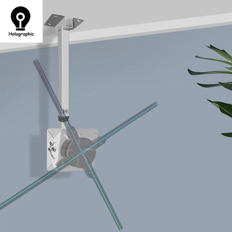 thumbnail image 2 of Universal Tripod Stand For 3D Hologram Projector Fans - Adjustable Height 31.5-70.9in, Fits 42cm To 100cm All Models 2 of 11
