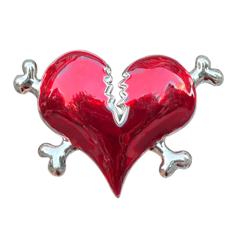 

Heartbreak Heart belt buckle Western style