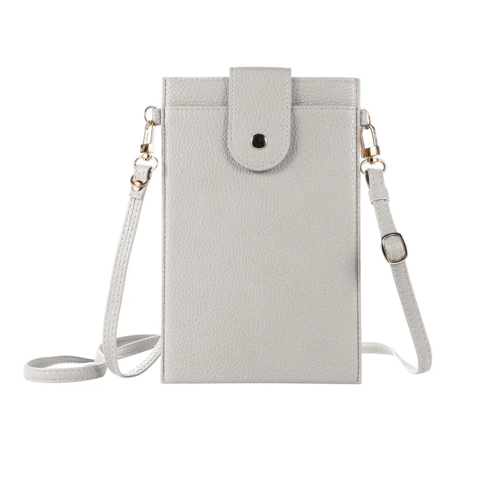 Women's Stylish PU Leather Crossbody Bag - Compact Shoulder Purse & Card Holder