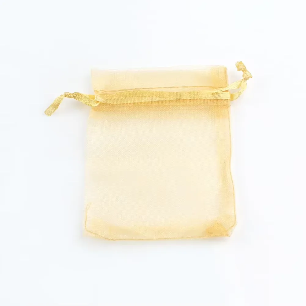 100 teile/los Mehrfarbige Schmuck Verpackung Tasche 5*7 7*9 9*12 10*15 cm Organza Beutel geschenk Lagerung Hochzeit Kordelzug Beutel Großhandel – Detail 6