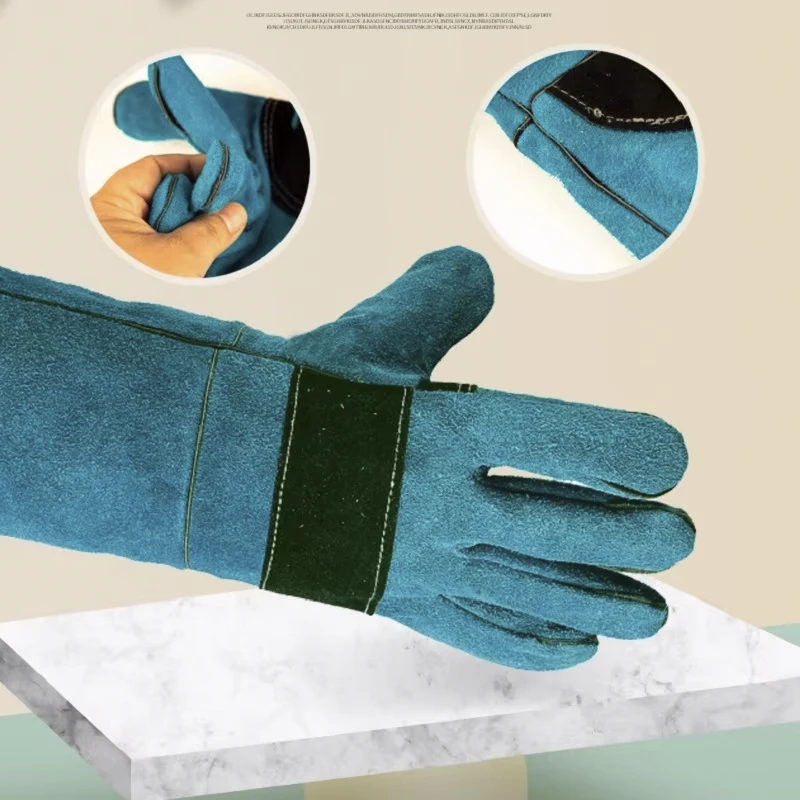 Pet Grooming Gloves Pet Protective Gloves Animal Bite Resistant Protection Gloves Bite Proof for Bathing Grooming Welding Dog/Cat/Bird/Snake/Lizard/Reptile Scratch/Bite