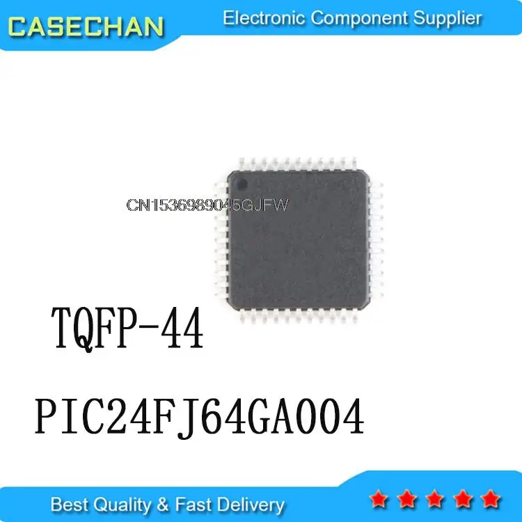 

10PCS New and Original PIC24FJ64GA004-I/PT PIC24FJ64GA TQFP-44 PIC24FJ64GA004