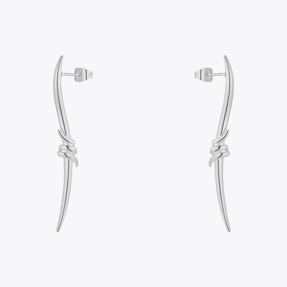 ENFASHION Thorns Drop Earrings For Women Pendientes Mujer Gold Color Plant Earings Piercing Fashion Jewelry Christmas E221461