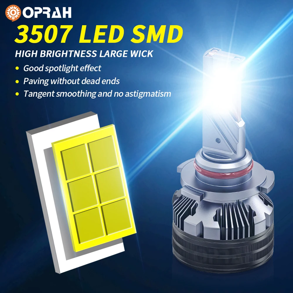 2X H4 LED 300000lm 800W H7 H4 H11 H1 HB3 9005 9006 HB4 3570 CSP chipy Canbus brak błędów samochodowa lampa przeciwmgielna światła 12V białe 6000K