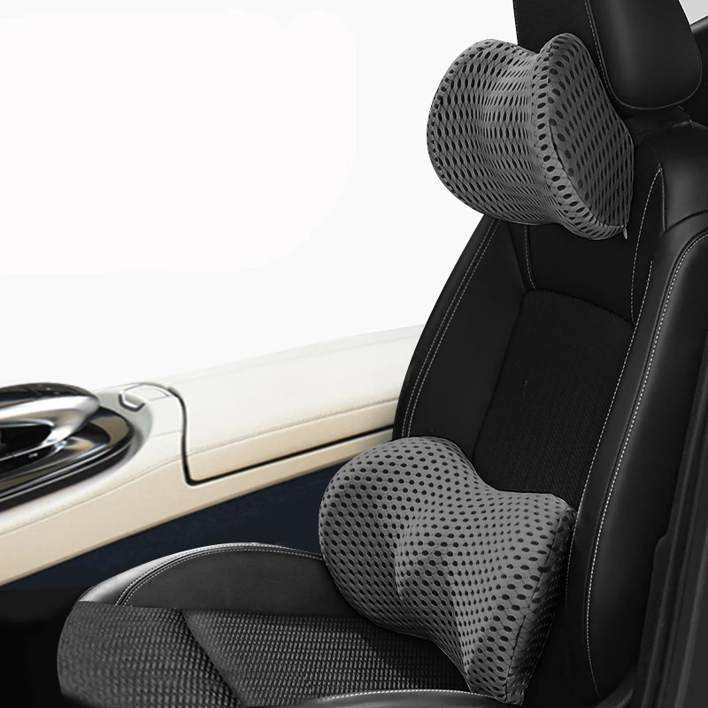 Car Headrest Pillow Support Travel Universal Soft Neck Pillows Cushion Memory Foam Car Lumbar Back Support Auto Headrest Pillow car pillow car headrest memory foam pillow car neck pillow car lumbar cushion car lumbar pillow lumbar support pillow