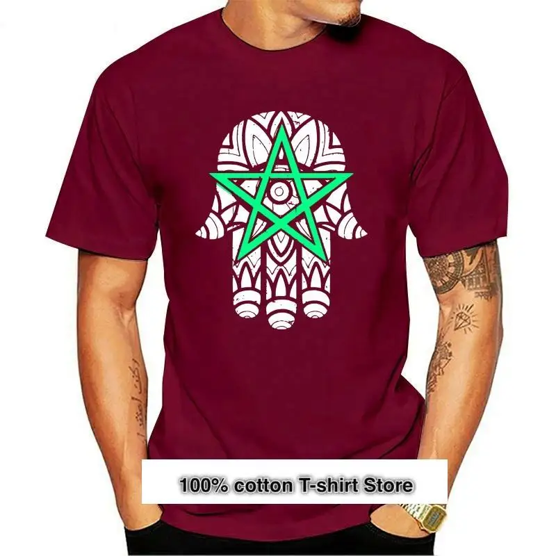 Camiseta de Marokko para hombre, camisetas de Marruecos a la moda, divertidas, informales, de verano, 2024