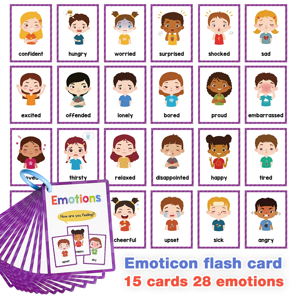 12 Thems Kids Montessori English Words Learning Cards High Frequency Words Vocabulary Building Teaching Aids Classroom Toys 5