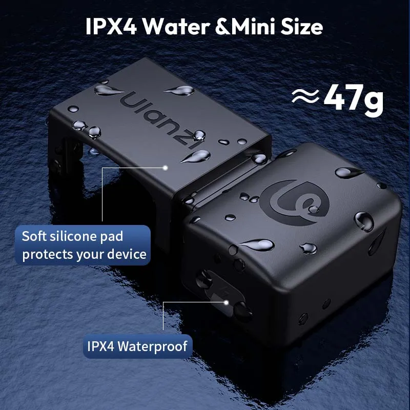 Compact Magnetic Mini Waterproof LED Video Light for Vlogging - 500mAh Rechargeable