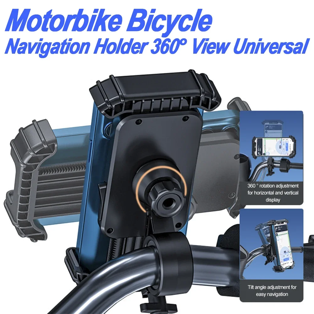 Motorbike Phone Holder Bike 360° View Universal Bicycle Phone