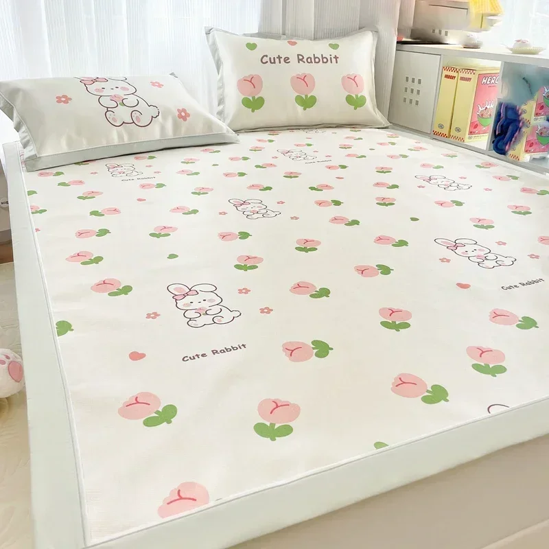 600DCoolingFeelRayonSummerMatforBedCooledBedMatand