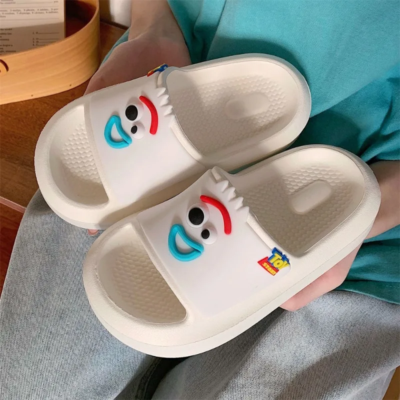 Disney Toy Story Forky Slippers Cartoon Flip Flops Soft Sole Home