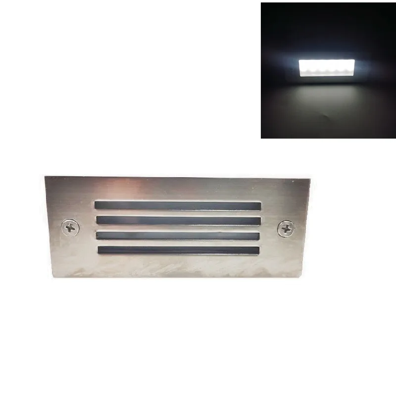 Garden Decoration Lamps IP65 Underground light 12 LED 15 LED Stair Light Step Light Recessed buried lamp indoor outdoor Staircase Step lights 85-265V