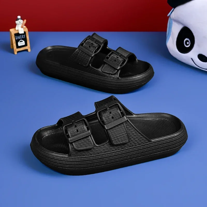 Summer Kids EVA Sandals Lightweight Comfortable Non-Slip Beach Shoes for Boys Girls Children Antiskid Slippers