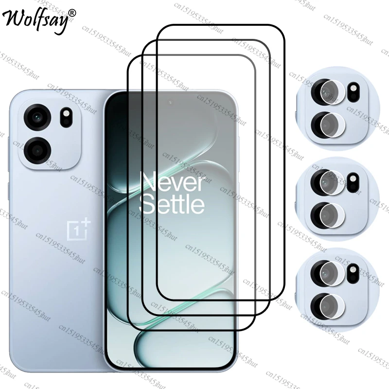 Premium Full Cover Tempered Glass Screen & Camera Protector Set