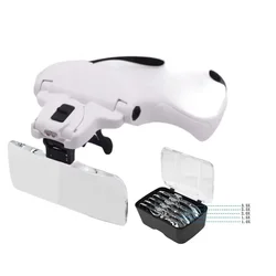 Enhanced Headgear Magnifier with Multi HD Lenses & Versatile Magnification Levels (Style 1)
