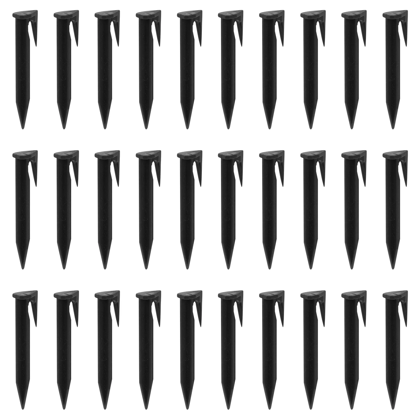 

50 Pcs Ground Nail Forging Pack Stakes Deck Peg Hammer Camping Nails Landscape Beach Tent Outdoor Pegs