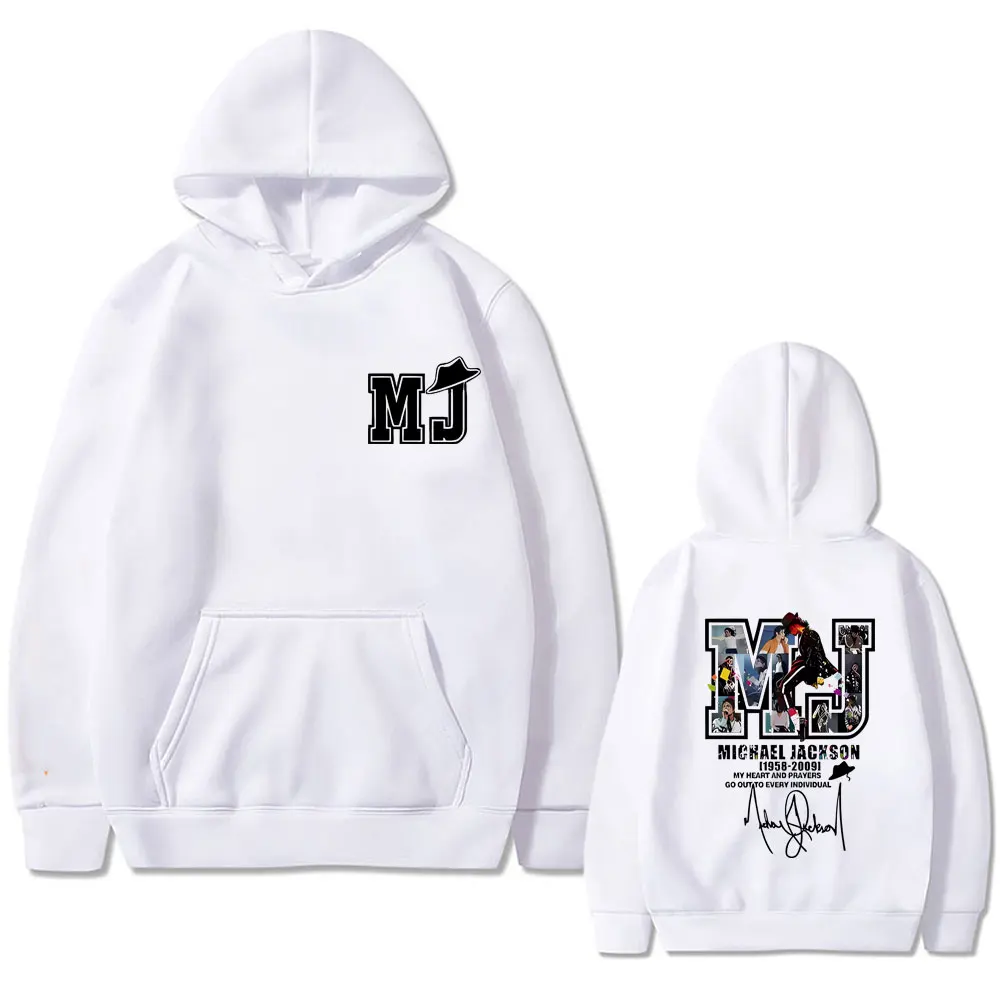 Classic Vintage Michael Jackson Graphic Print Hoodie Men Women Hip Hop Punk Rock Pullover Unisex Casual Oversized Streetwear 5