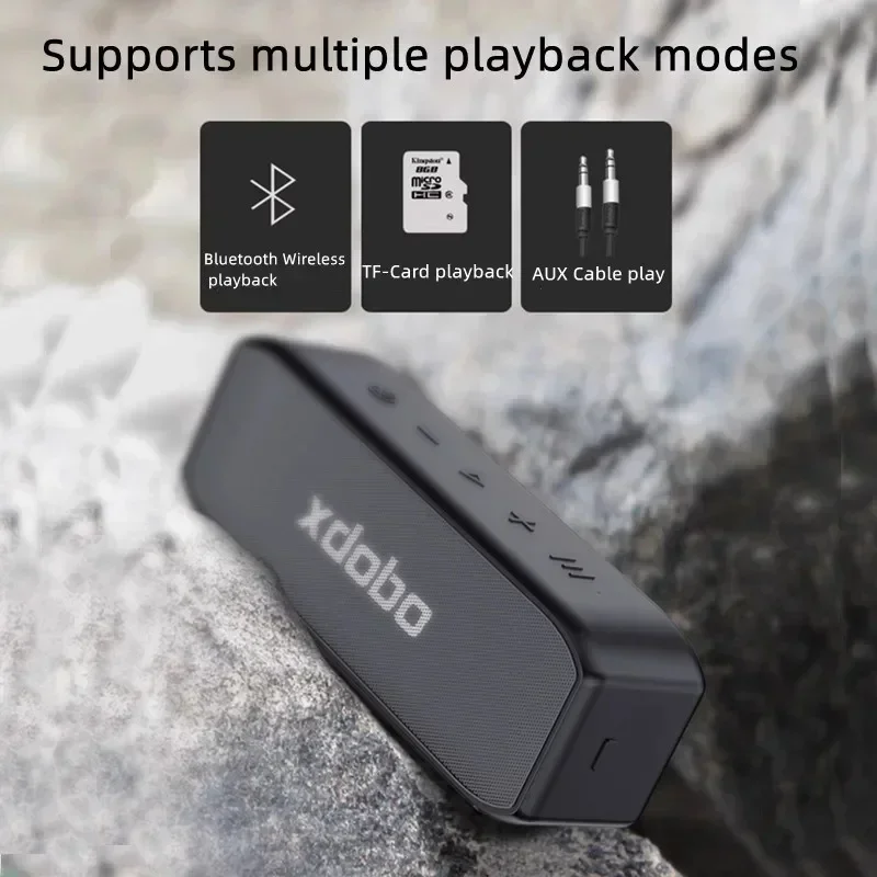 

XDOBO мощная звуковая колонка, Беспроводная Bluetooth колонка, тяжелые басы, сабвуфер, портативный музыкальный центр, аудитория, HIFI, Caixa De Som TWS