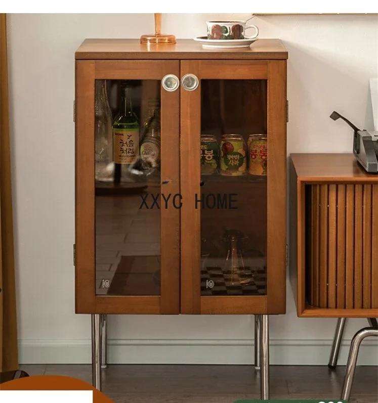 

Living Room Locker StorageDouble Retro Multi-Functional Household Solid Wood
