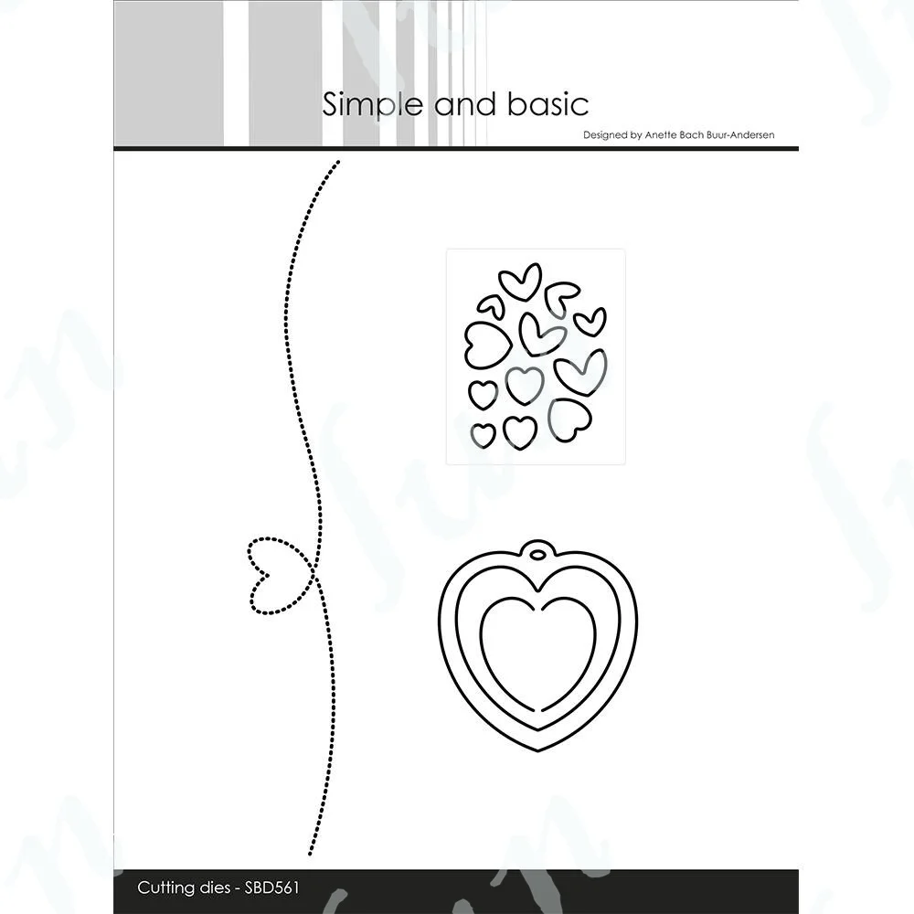 Sending Words Silicone Stamps Happy Hearts Metal Cutting Dies Decoration Scrapbooking DIY Paper Card Album Mould Craft