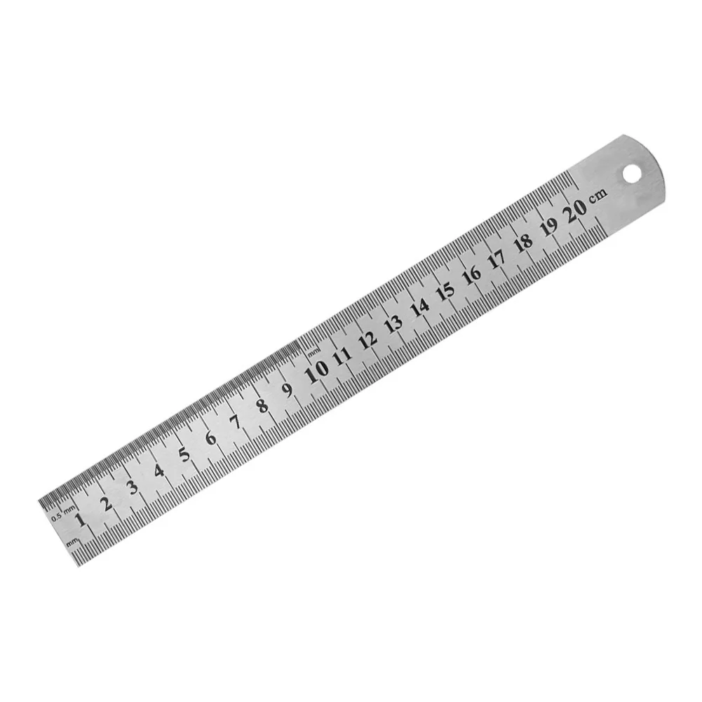 High Precision Stainless Steel Straight Edge Ruler for School, Office, Home, and Craft