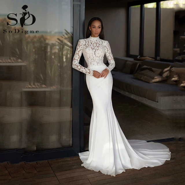 Arabic Bridal Mermaid Wedding Dresses, Arab Wedding Dresses Mermaid