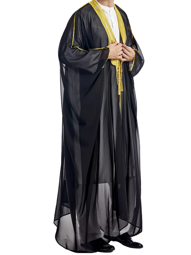Mens Ancient Egypt Fancy Dress King Cosplay Pharaoh Halloween Outfit Round Neck Fantasia Cosplay Dress Saudi Arabia Robe