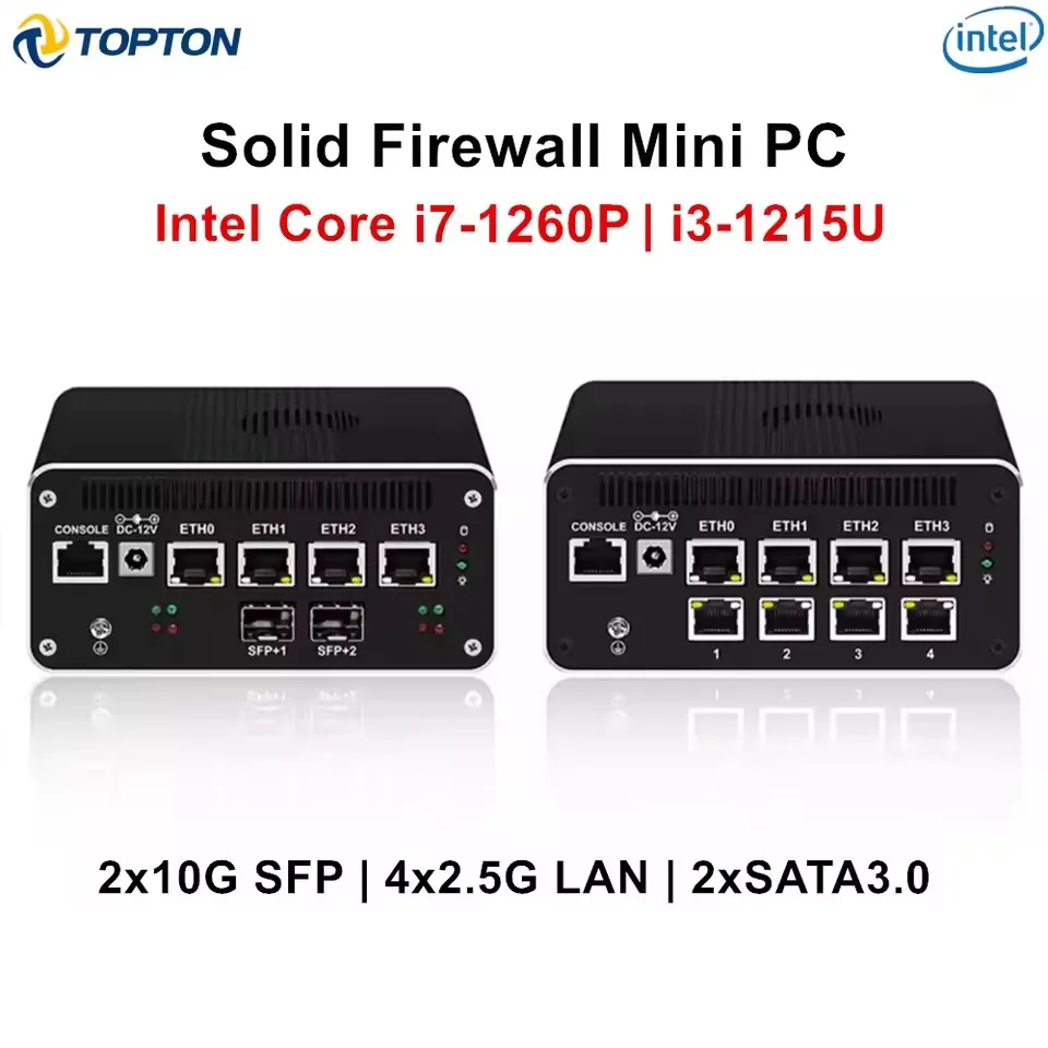 [メルカリ最安！] 4 *10G SFP+ ファイアウォール mini PC Unveiling the Power of Firewall PC-JIERUICC