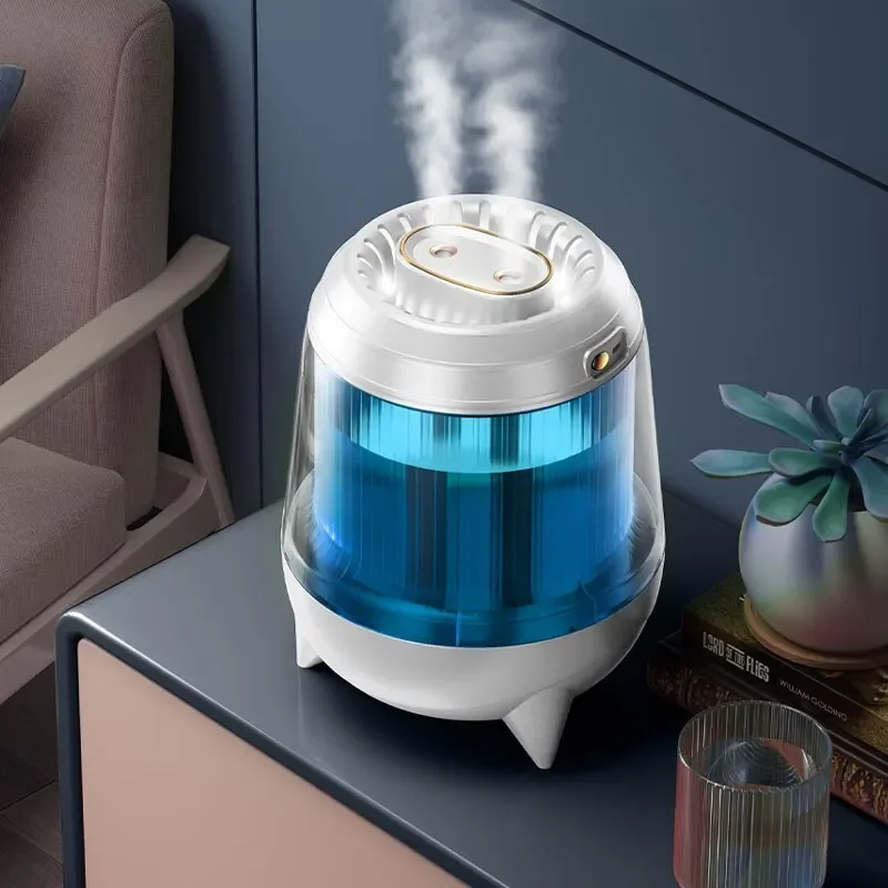Aromatherapy Machine Home Office Desktop Air Atomizer 3.5L Double Nozzle Humidifier Colorful Night Light Air Purifier Portable machine humidifier timing spray automatic fragrance light mute wall mounted of essential oil deodorizer lcd aromatherapy machine