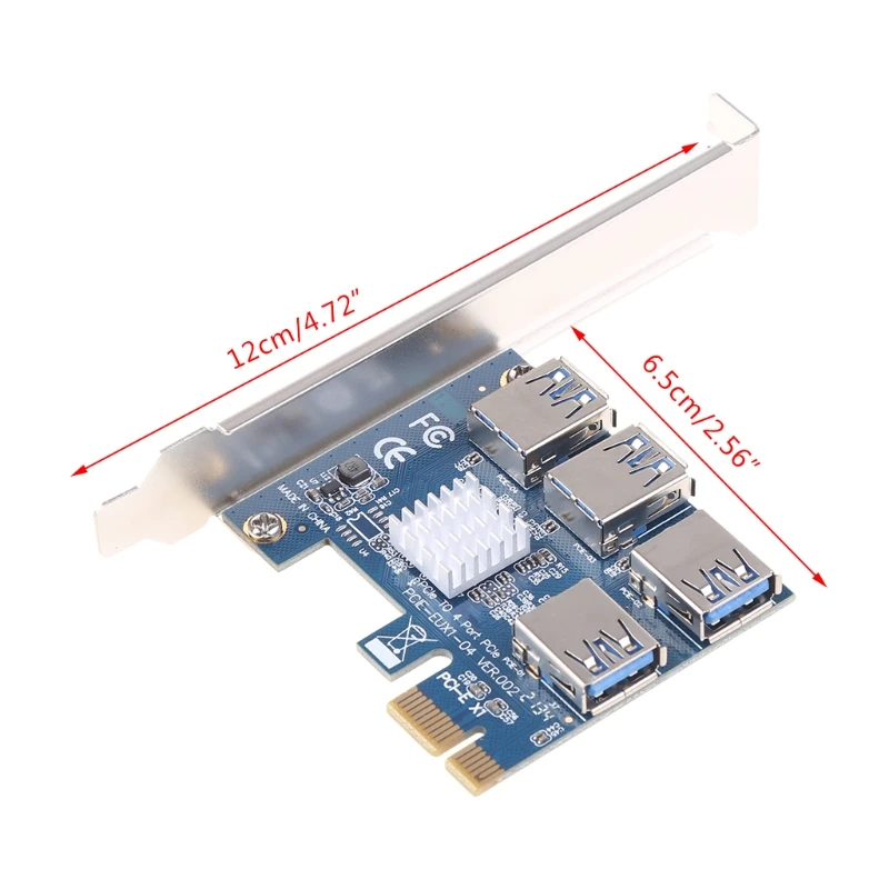 그래픽 카드 14 PCI-Express 슬롯 카드 Multiplier용 PCI 라이저 카드 라이저 카드 외부 USB 확장