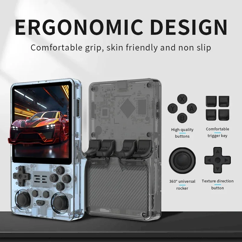 NEW RGB20SX Handheld Game Console 720*720 4 Inch IPS Screen Built-in WIFI Retro Gaming Opending Linux