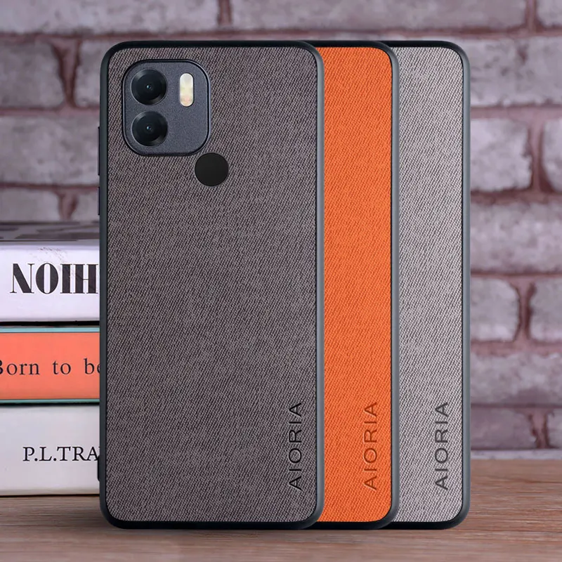Luxury Textile Leather Phone Cover for Xiaomi - Elegant and Durable Case