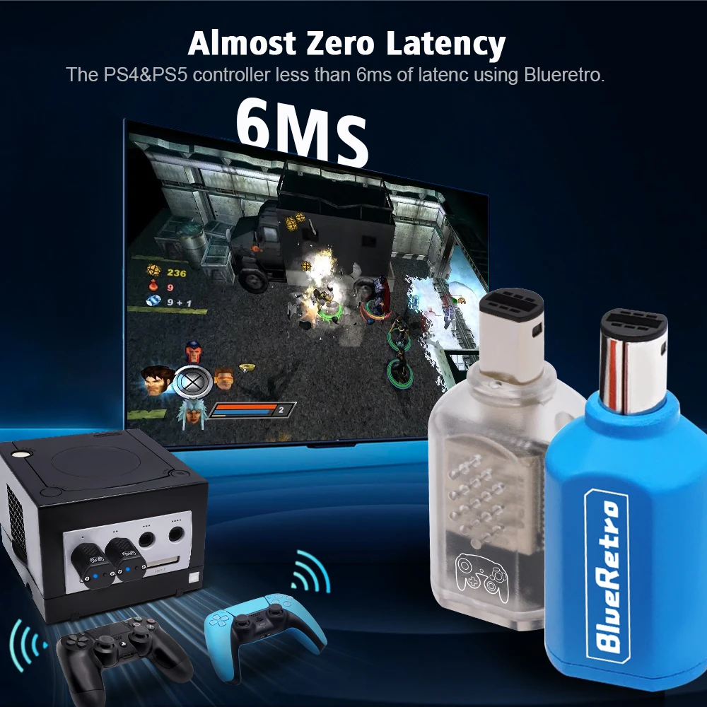 BlueRetro Motor Wireless Controllers Adapter For Nintendo 