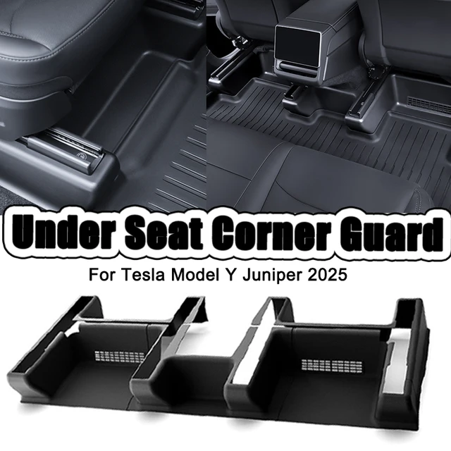 Protecteurs De Siège Et Rails Pour Tesla Model Y Juniper (2025-2026) - 7 Pièces En TPE - Anti-rayures