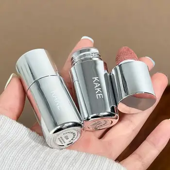 Moisturizing Sponge Head Blusher Liquid Blush Stick Cheek Lip Milk Highlighter Natural Pink Rouge Matte Brighten Makeup Con K1X2