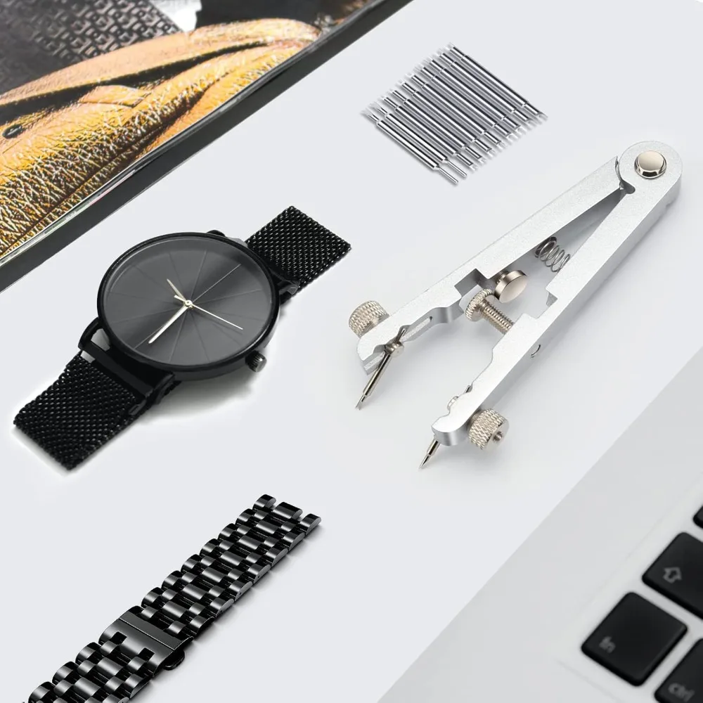 Premium Watch Spring Bar Plier & Tweezer Tool Kit for Band Removal & Repair