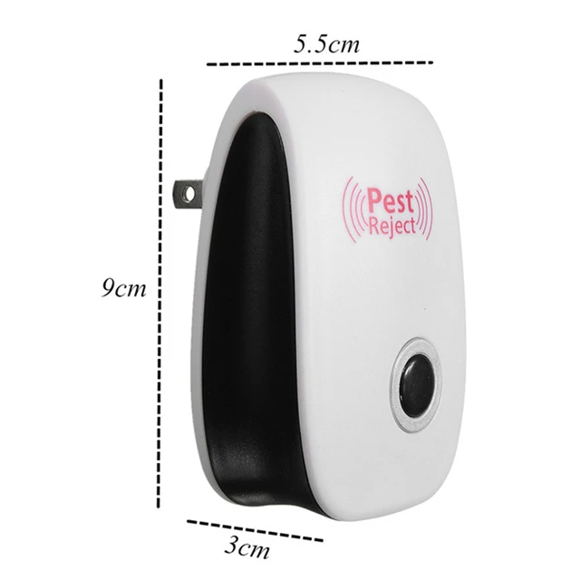 Eu/Usa Elektronikus Szúnyoggyilkos Elektromos Ultrahangos Egér -Visszaszorító Legjobb Kártevő -Vezérlő Beltéri Használat Rovar Egerek Hangyák Pókhoz - Image 6