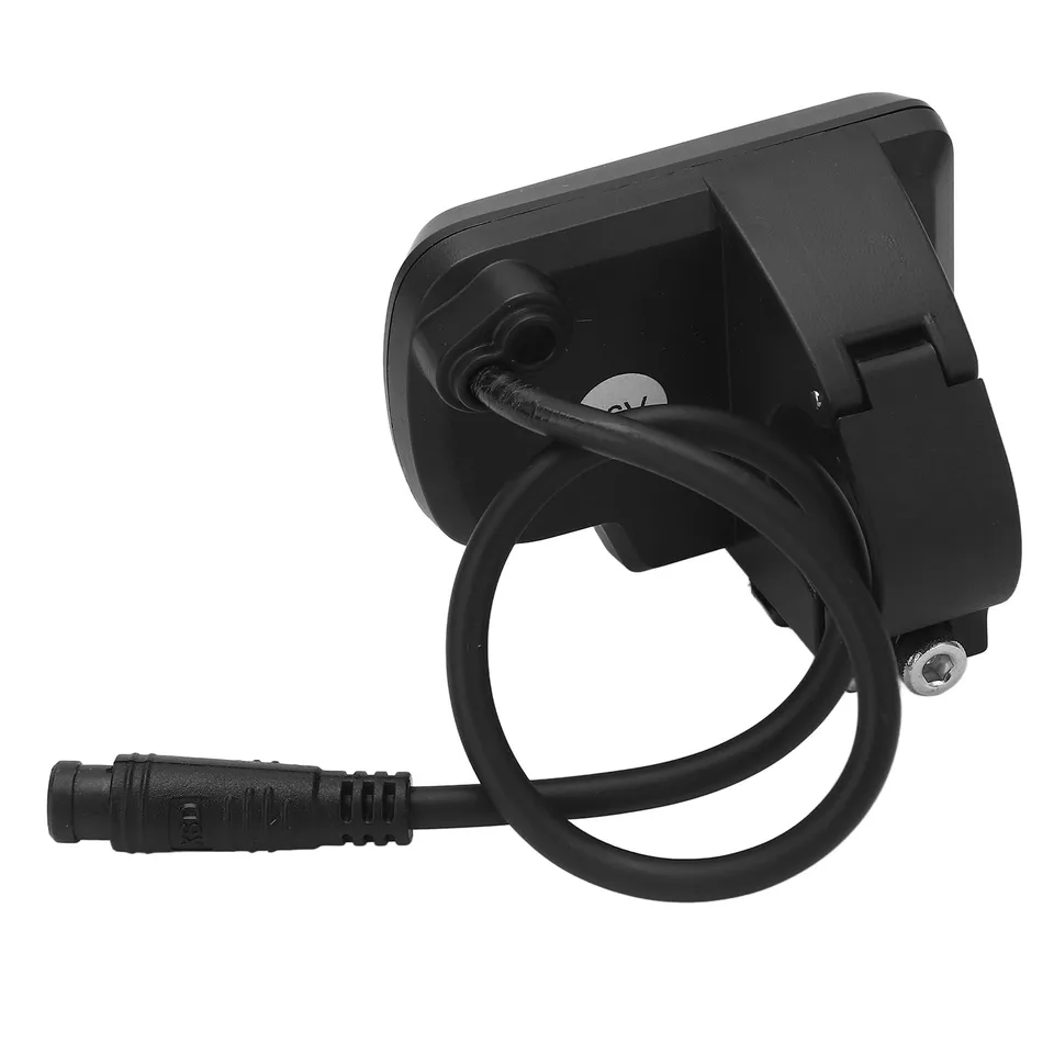 EN06 24V 36V 48V 60V Elektrische Fiets Display Meter, LCD Fiets Display Meter Snelheidsmeter met Licht Connector 6pin voor 22.2mm Stuur