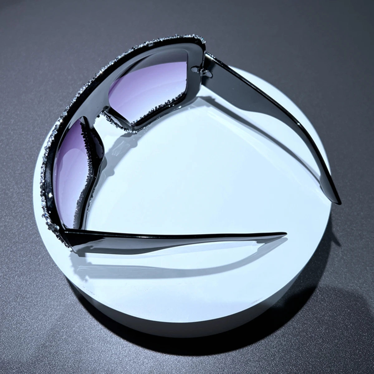 Occhiali Da Sole Trendy 2025 Alta Moda Personalità Irregolare In - Foto 7