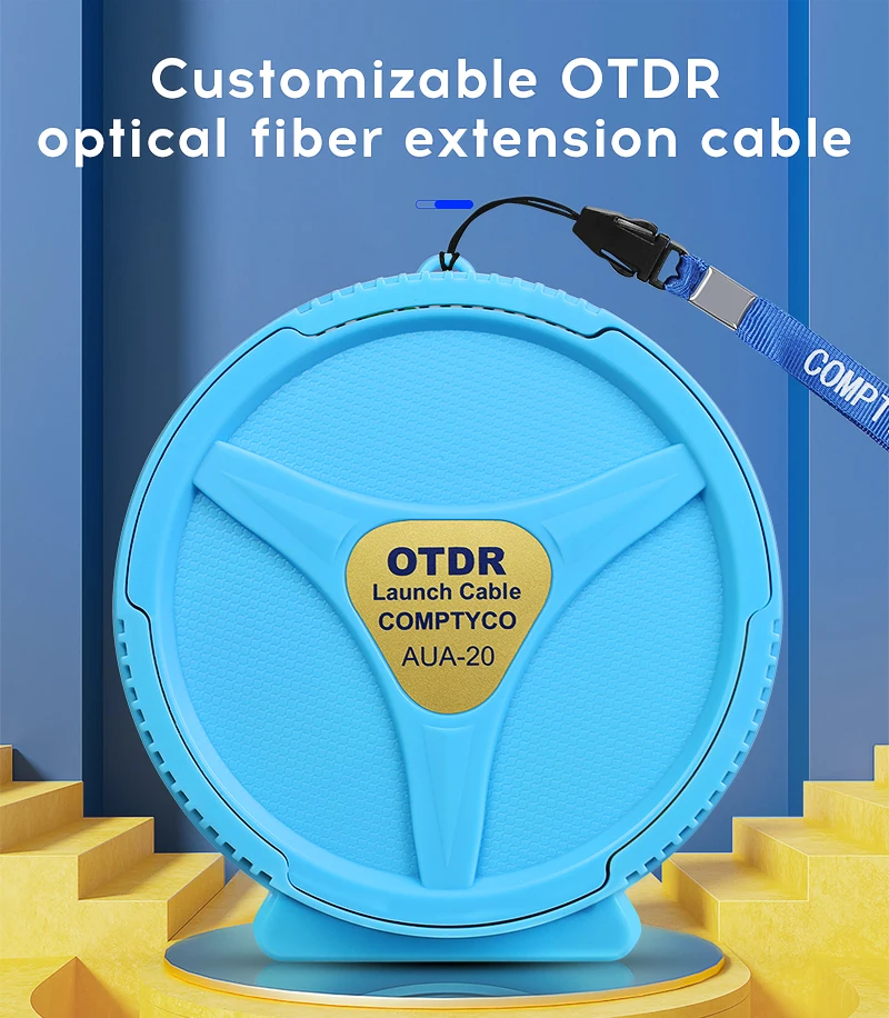 Customizable 300M OTDR Launch Cable OS2 Single Mode Optical Time Domain Reflecto