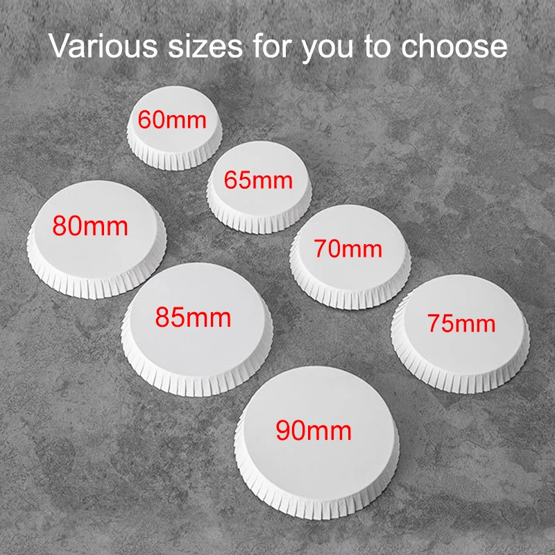 100PCs Disposable Paper Cup Lid Drinking Glass Paper Covers Coffee Tea Lids Caps Lid Hotel Supplies for Cup