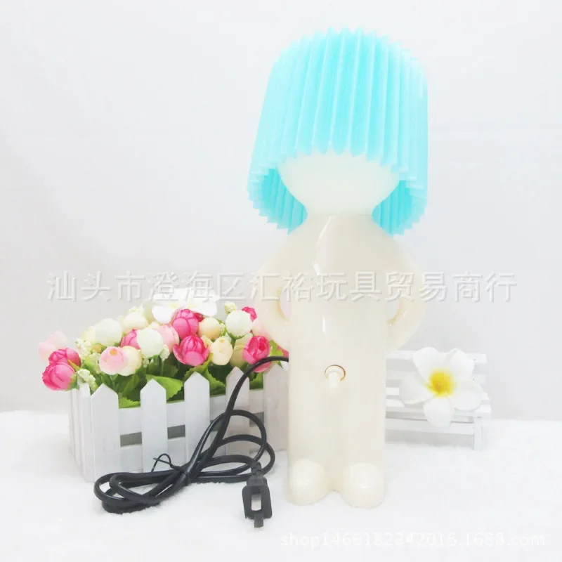 LED Night Light,Night Light,LED Night Lamp Naughty boy Mr.P creative lamp small night lights home decoration gift WJ926