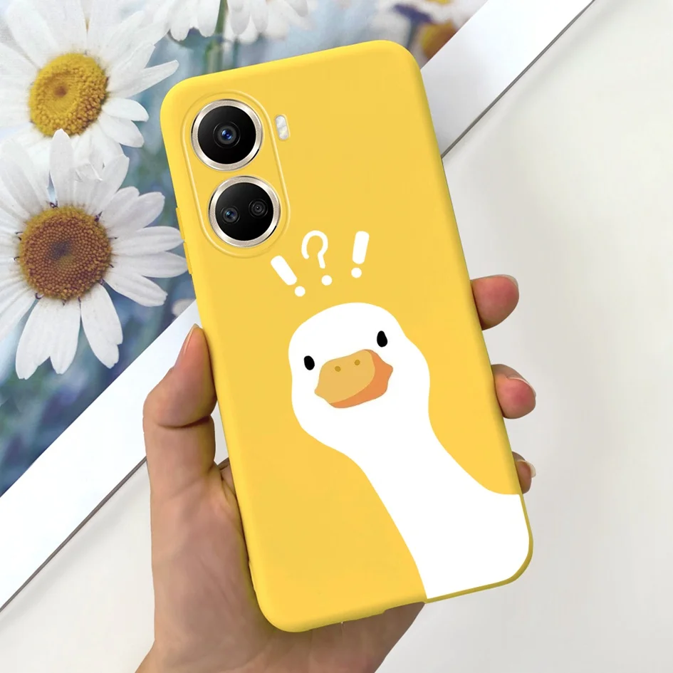 Cute Cartoon Duck Soft Silicone Phone Case - Stylish Back Cover
