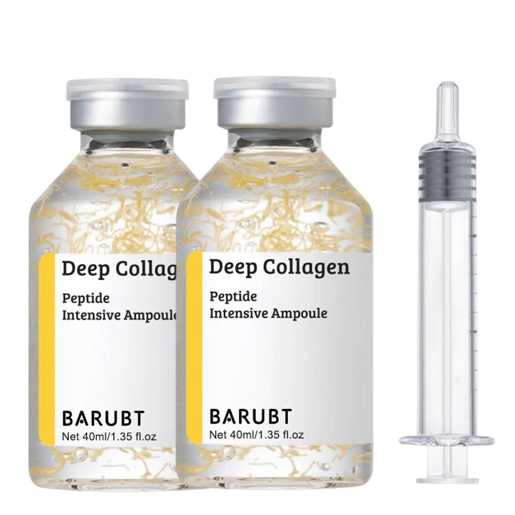 Korean Collagen Peptide Face Serum Ampoule Anti Aging Wrinkle Lifting Skin Kit