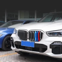 3Pcs Car Grille Trim Strip For BMW X1 X2 X3 X4 X5 X6 X7 E84 F48 F49 F39 E83 F25 G01 F26 G02 E70 F15 E53 G05 E71 E72 F16 G06 G07 5