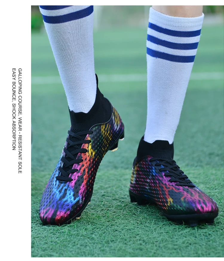 Bottes professionnelles pour hommes et enfants, tailles 33 à 46, chaussures de football d'entraînement_voghion.com