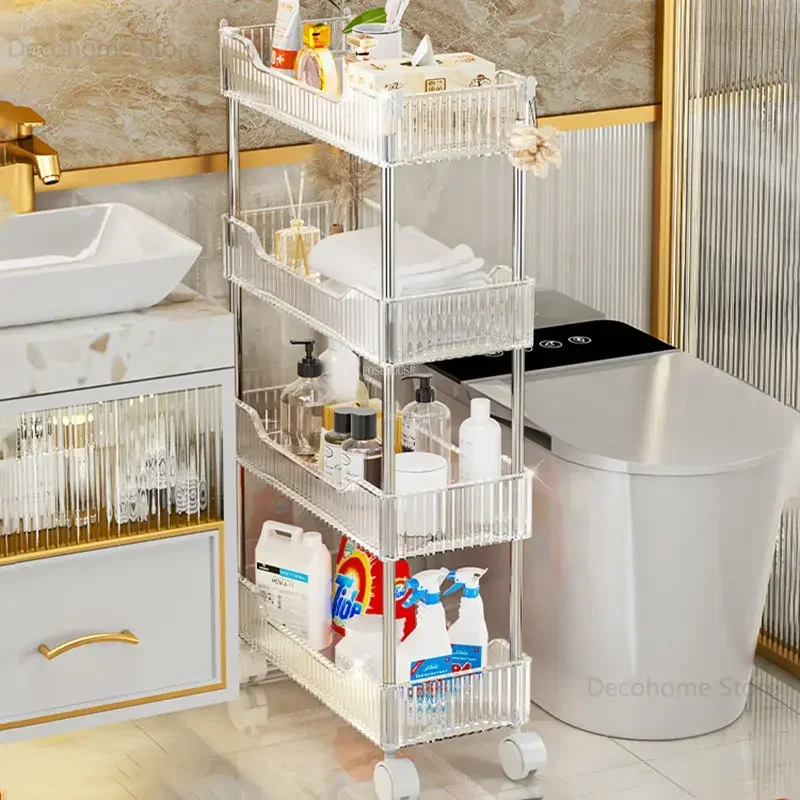 Salon Trolleys Barber Shop Tool Cart Makeup Rack Storage Trolley
