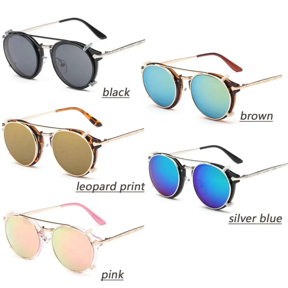 Doppelschichtige Steampunk-Klappsonnenbrille mit Klappdeckel, schwarze Farbtöne, Computerbrille, zwei Verwendungszwecke, Outdoor-Sonnenbrille – Detail 7
