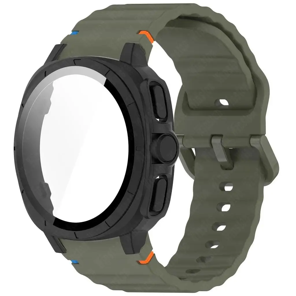 Premium Silicone Bracelet with Stylish Protective Case